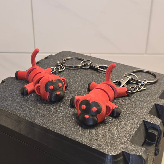 Artikulert Babyape – Nøkkelring