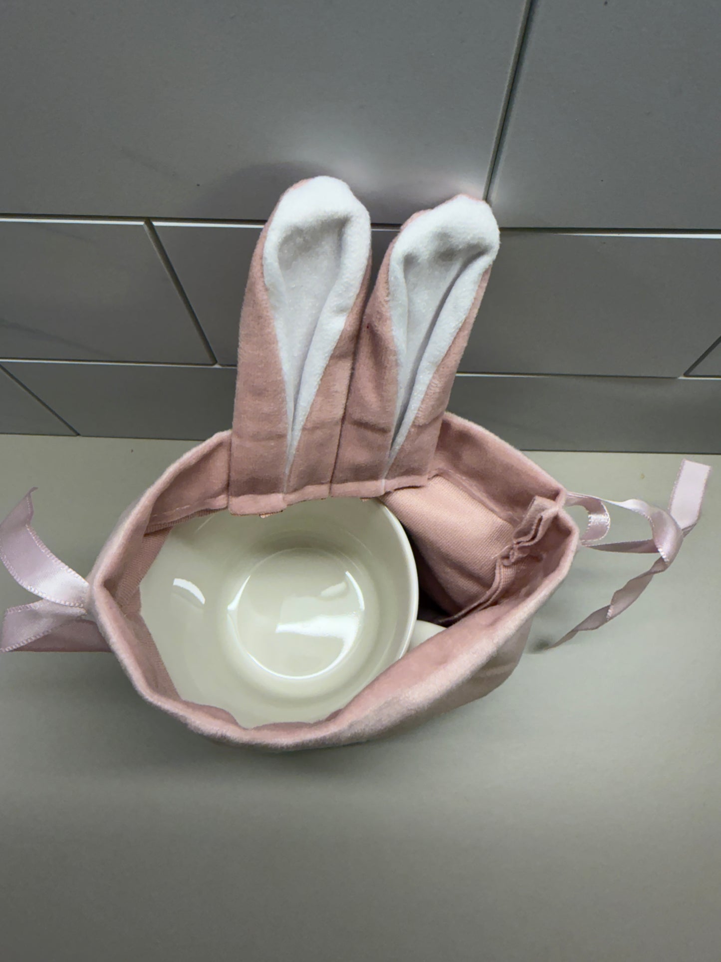 Påskepose med kaninører