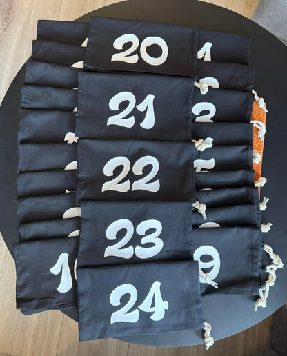 Gjenbruksbare Advents-kalenderposer