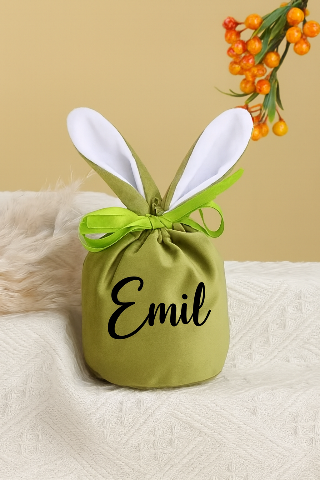 Påskepose med kaninører